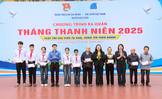 Huyện đo&agrave;n Gia Viễn ra qu&acirc;n hưởng ứng Th&aacute;ng Thanh ni&ecirc;n năm 2025