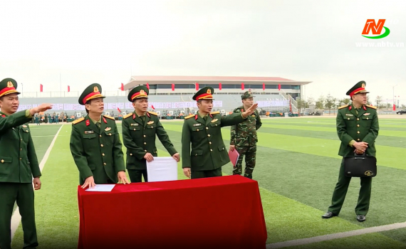 Bộ CHQS tỉnh kiểm tra c&ocirc;ng t&aacute;c chuẩn bị cho Lễ ra qu&acirc;n huấn luyện năm 2025