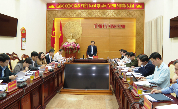 Hội nghị Ban Thường vụ Tỉnh ủy ng&agrave;y 04/3/2025