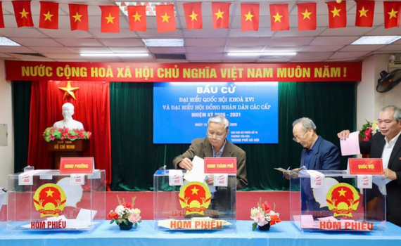 Tỉ lệ cử tri cả nước đi bầu cử đạt tr&ecirc;n 99%