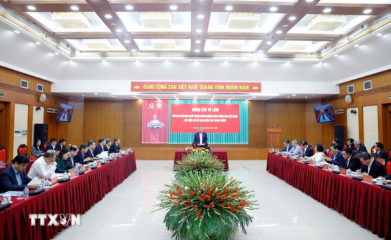 Tổng B&iacute; thư T&ocirc; L&acirc;m: Chuyển mạnh c&ocirc;ng t&aacute;c kiểm tra, gi&aacute;m s&aacute;t sang ph&ograve;ng ngừa từ sớm, từ xa