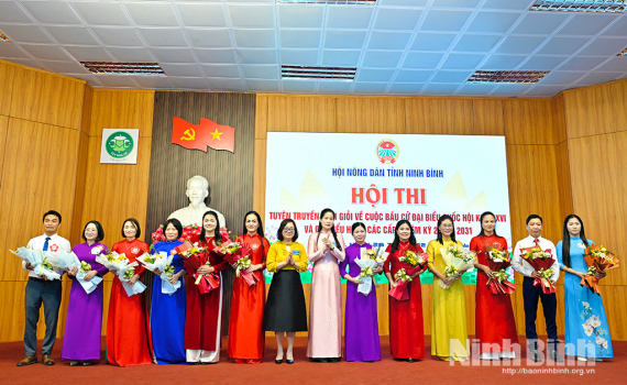 Hội N&ocirc;ng d&acirc;n tỉnh tổ chức Hội thi &ldquo;Tuy&ecirc;n truyền vi&ecirc;n giỏi về cuộc bầu cử ĐBQH kh&oacute;a XVI v&agrave; đại biểu HĐND c&aacute;c cấp nhiệm kỳ 2026 - 2031&rdquo;