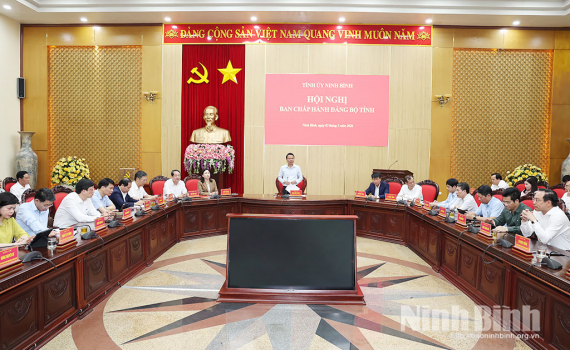 Ban Chấp h&agrave;nh Đảng bộ tỉnh thực hiện quy tr&igrave;nh bầu B&iacute; thư Tỉnh uỷ nhiệm kỳ 2025-2030