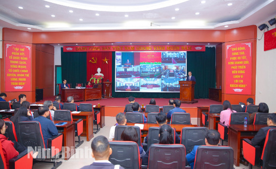 Tập huấn, hướng dẫn nghiệp vụ c&ocirc;ng t&aacute;c bầu cử đại biểu Quốc hội kh&oacute;a XVI v&agrave; đại biểu HĐND c&aacute;c cấp nhiệm kỳ 2026-2031