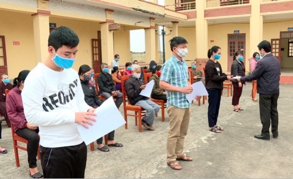 72 c&ocirc;ng d&acirc;n ở Kim Sơn ho&agrave;n th&agrave;nh c&aacute;ch ly y tế