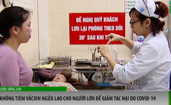 Kh&ocirc;ng ti&ecirc;m vaccine ngừa lao cho người lớn để ph&ograve;ng virus SARS-CoV-2