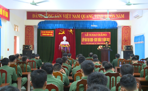 Bộ CHQS tỉnh khai giảng lớp đ&agrave;o tạo sĩ quan dự bị