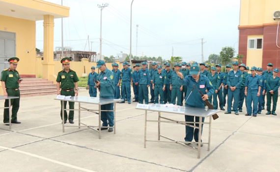 Gia Viễn khai mạc hội thao trung đội d&acirc;n qu&acirc;n cơ động 