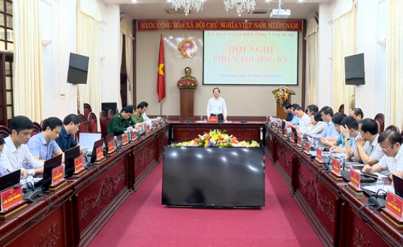 Hội nghị UBND tỉnh phi&ecirc;n thường kỳ
