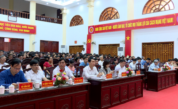Nho Quan sơ kết 5 năm thực hiện Chỉ thị 05 của Bộ Ch&iacute;nh trị
