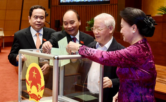 Quốc hội miễn nhiệm Thủ tướng Nguyễn Xu&acirc;n Ph&uacute;c