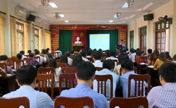Tập huấn tuy&ecirc;n truyền về c&ocirc;ng t&aacute;c bầu cử