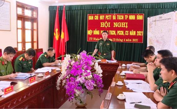 TP Ninh B&igrave;nh hiệp đồng ph&ograve;ng chống thi&ecirc;n tai v&agrave; t&igrave;m kiếm cứu nạn năm 2021