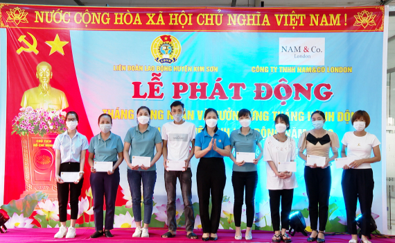 LĐLĐ huyện Kim Sơn ph&aacute;t động Th&aacute;ng c&ocirc;ng nh&acirc;n năm 2022