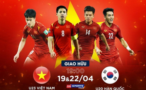 Xem trực tiếp U23 Việt Nam-U20 H&agrave;n Quốc tr&ecirc;n k&ecirc;nh n&agrave;o?