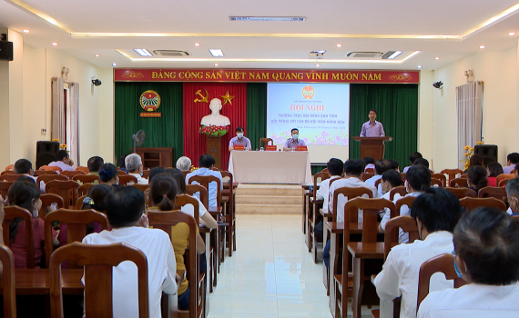 ​Thường trực Hội N&ocirc;ng d&acirc;n tỉnh đối thoại với c&aacute;n bộ, hội vi&ecirc;n