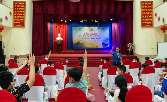Chương tr&igrave;nh trải nghiệm &ldquo;thủ lĩnh cờ lau t&agrave;i tr&iacute;&rdquo;