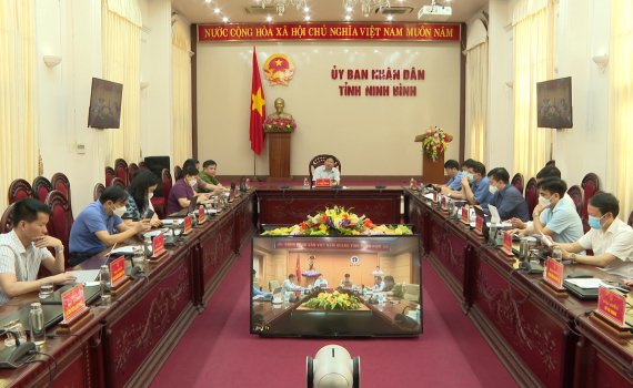 Hội nghị trực tuyến qu&aacute;n triệt việc &ldquo;l&agrave;m sạch&rdquo; dữ liệu ti&ecirc;m chủng Covid-19
