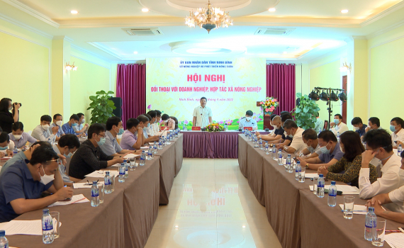 Sở NN&PTNT đối thoại với doanh nghiệp, HTX n&ocirc;ng nghiệp