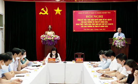 Tổng kết thực hiện Quyết định 651 của Ban Thường vụ Tỉnh ủy