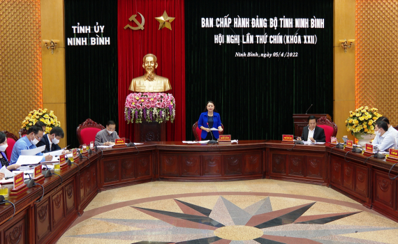 Hội nghị lần thứ ch&iacute;n, Ban Chấp h&agrave;nh Đảng bộ tỉnh kh&oacute;a XXII