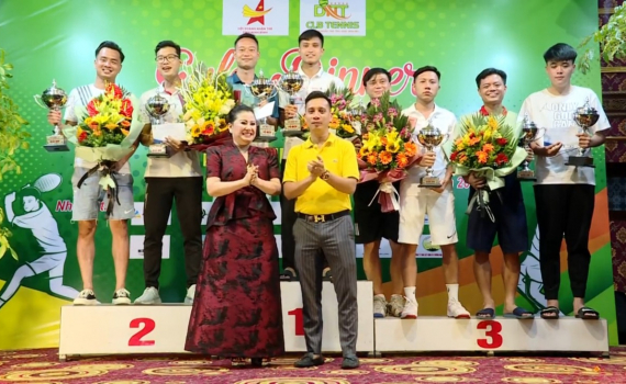 Giải quần vợt tranh Cup Doanh nh&acirc;n trẻ Ninh B&igrave;nh lần thứ I năm 2022