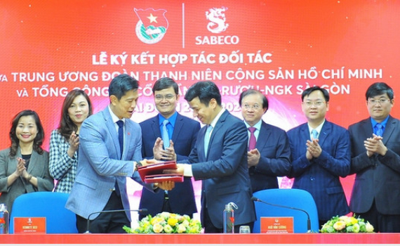 Trung ương Đo&agrave;n v&agrave; SABECO hợp t&aacute;c, hỗ trợ thanh ni&ecirc;n khởi nghiệp