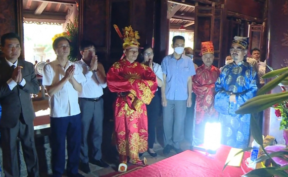 Nghi thức Lễ tạ tại Lễ hội Hoa Lư năm 2022