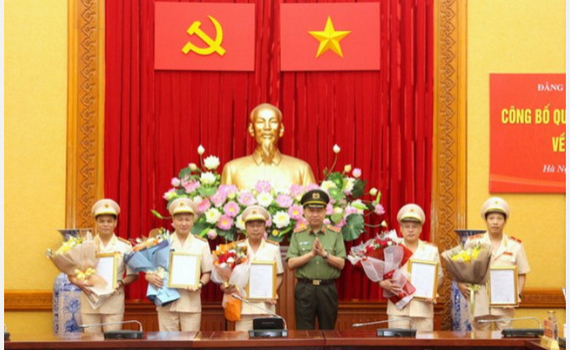 Quyết định nh&acirc;n sự tham gia Đảng ủy, Ban Thường vụ Đảng ủy C&ocirc;ng an TƯ 