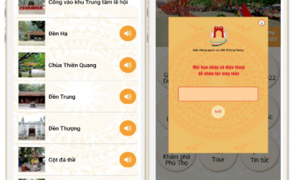 Giỗ Tổ H&ugrave;ng Vương năm 2022 Ph&uacute; Thọ mở ứng dụng du lịch th&ocirc;ng minh Đền H&ugrave;ng tr&ecirc;n điện thoạt di động 