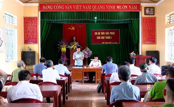 Nho Quan đổi mới, n&acirc;ng cao chất lượng sinh hoạt Chi bộ