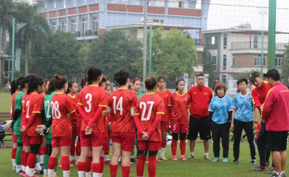 Đội tuyển U20 nữ Việt Nam chuẩn bị cho V&ograve;ng loại thứ hai U20 ch&acirc;u &Aacute;