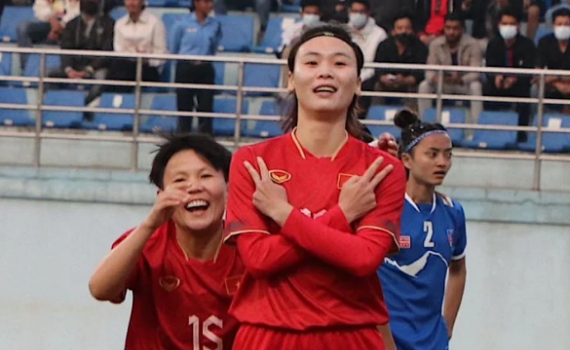 Thắng Nepal, đội tuyển nữ Việt Nam v&agrave;o v&ograve;ng loại thứ hai Olympic 2024