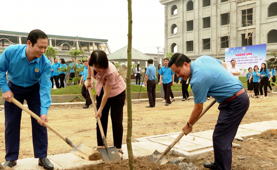 Li&ecirc;n đo&agrave;n Lao động tỉnh hưởng ứng Chương tr&igrave;nh trồng 1 tỷ c&acirc;y xanh