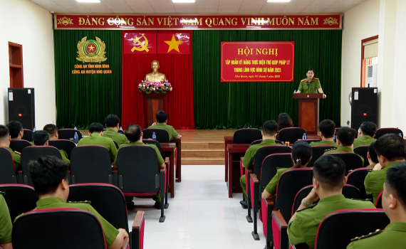 Tập huấn về kỹ năng trợ gi&uacute;p ph&aacute;p l&yacute; trong lĩnh vực h&igrave;nh sự tại huyện Nho Quan