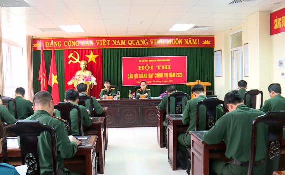 Khai mạc Hội thi c&aacute;n bộ giảng dạy ch&iacute;nh trị năm 2023
