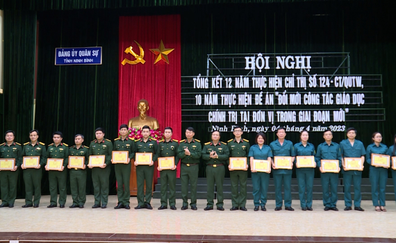 Tổng kết 12 năm thực hiện Chỉ thị 124 của Thường vụ Qu&acirc;n uỷ Trung ương