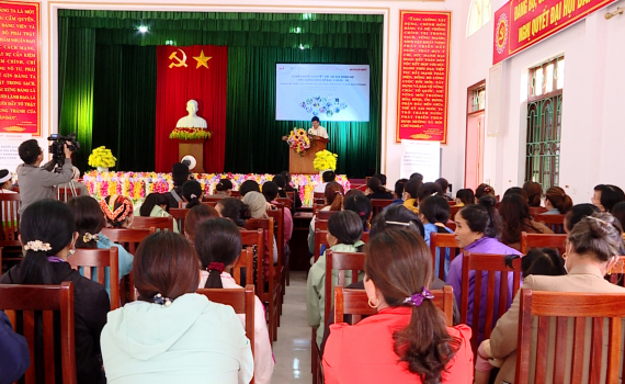 Truyền th&ocirc;ng kết quả Dự &aacute;n "Hỗ trợ sinh kế cho người khuyết tật" huyện Nho Quan