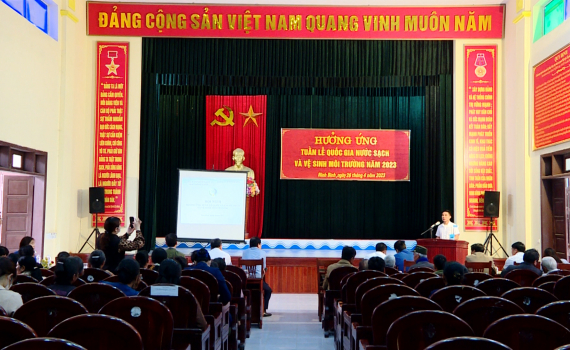Ph&aacute;t động Tuần lễ Quốc gia nước sạch v&agrave; vệ sinh m&ocirc;i trường năm 2023