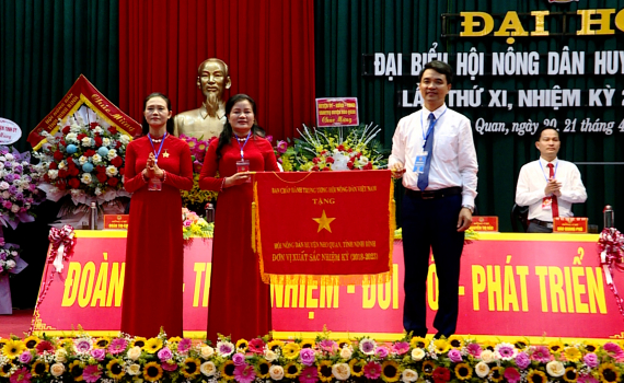 Đại hội đại biểu Hội N&ocirc;ng d&acirc;n huyện Nho Quan lần thứ XI, nhiệm kỳ 2023 &ndash; 2028