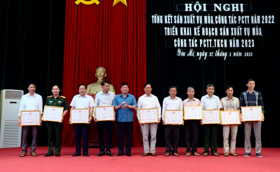 Y&ecirc;n M&ocirc; tổng kết vụ m&ugrave;a năm 2022