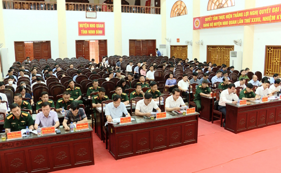 Nho Quan hiệp đồng ph&ograve;ng chống thi&ecirc;n tai v&agrave; t&igrave;m kiếm cứu nạn năm 2023