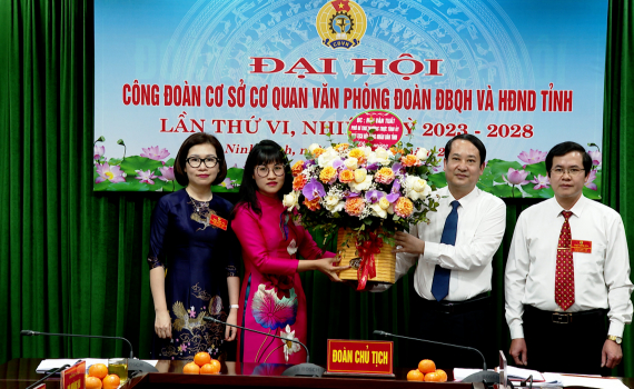 Đại hội C&ocirc;ng đo&agrave;n Văn ph&ograve;ng Đo&agrave;n ĐBQH v&agrave; HĐND tỉnh lần thứ VI