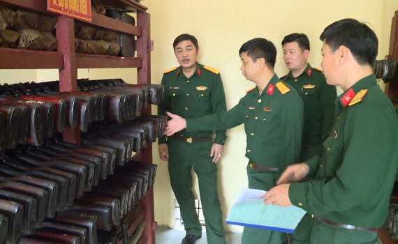 Bộ Tư lệnh Qu&acirc;n khu 3 kiểm tra c&ocirc;ng t&aacute;c bảo đảm an to&agrave;n kho, bảo đảm vũ kh&iacute;, kh&iacute; t&agrave;i, đạn dược