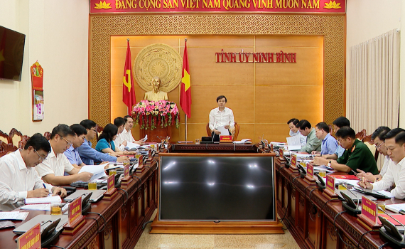 Hội nghị Ban Thường vụ Tỉnh ủy ng&agrave;y 18/4/2023