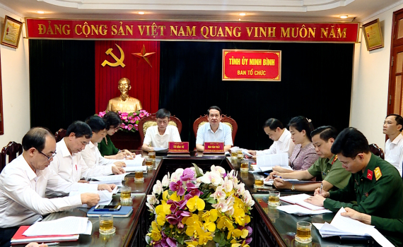 Hội nghị giao ban trực tuyến ng&agrave;nh Tổ chức x&acirc;y dựng Đảng qu&yacute; I/2023