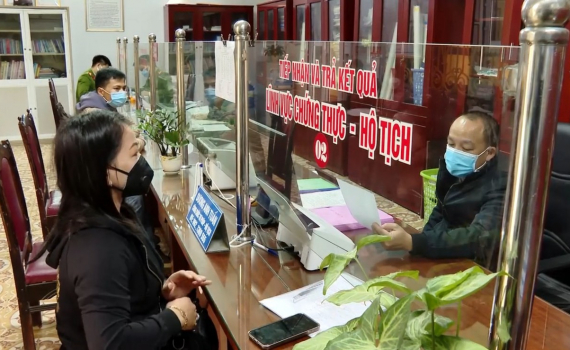 Gia Viễn đẩy mạnh cải c&aacute;ch h&agrave;nh ch&iacute;nh theo hướng hiệu quả, thực chất