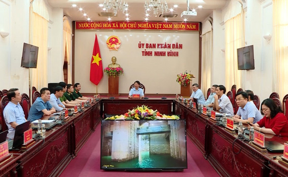 Hội nghị trực tuyến to&agrave;n quốc về c&ocirc;ng t&aacute;c ph&ograve;ng chống thi&ecirc;n tai v&agrave; t&igrave;m kiếm cứu nạn năm 2023