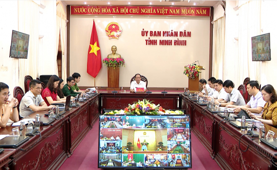 Hội nghị trực tuyến triển khai c&ocirc;ng t&aacute;c đảm bảo TTATGT qu&yacute; II năm 2023