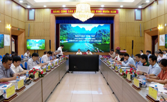 Cho &yacute; kiến v&agrave;o B&aacute;o c&aacute;o quy hoạch tỉnh Ninh B&igrave;nh thời kỳ 2021-2030, tầm nh&igrave;n đến năm 2050